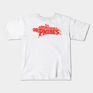 The Abominable Dr. Phibes (red) Kids T-Shirt